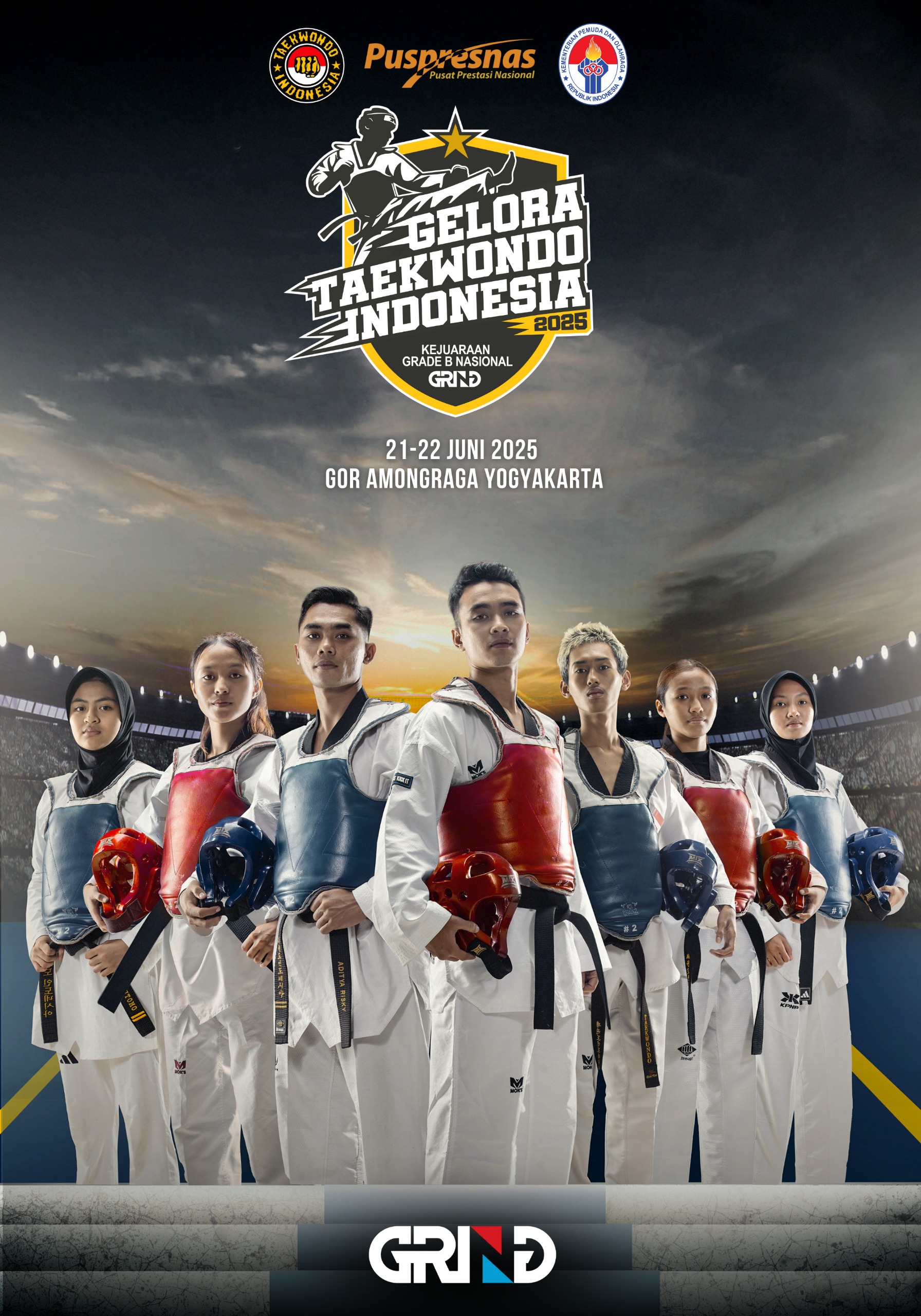 Panggung Juara Taekwondo Indonesia UNY YOGYAKARTA